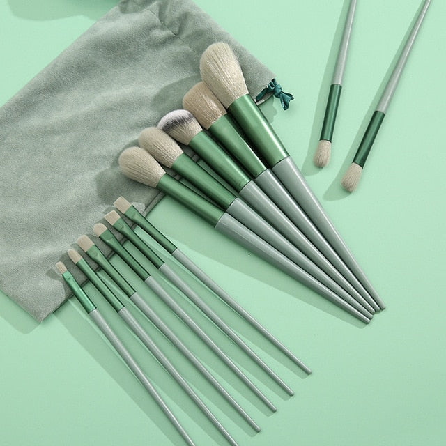 13 Pcs Makeup Brushes Set - Charm Trove