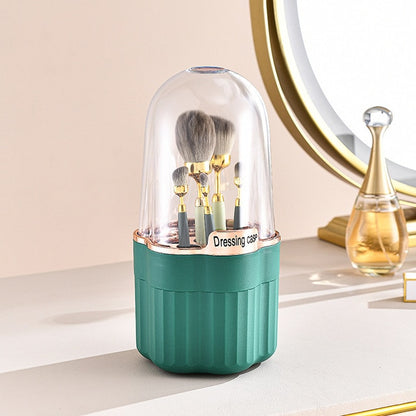 Organize and Display Your Makeup with the 360° Rotating Makeup Brushes Holder - Charm Trove