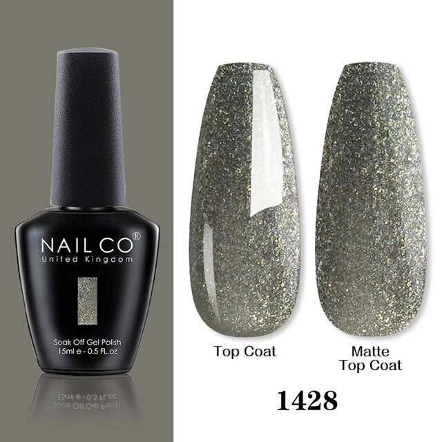 NAILCO 15ML Top coat Base coat Gel nail polish nail