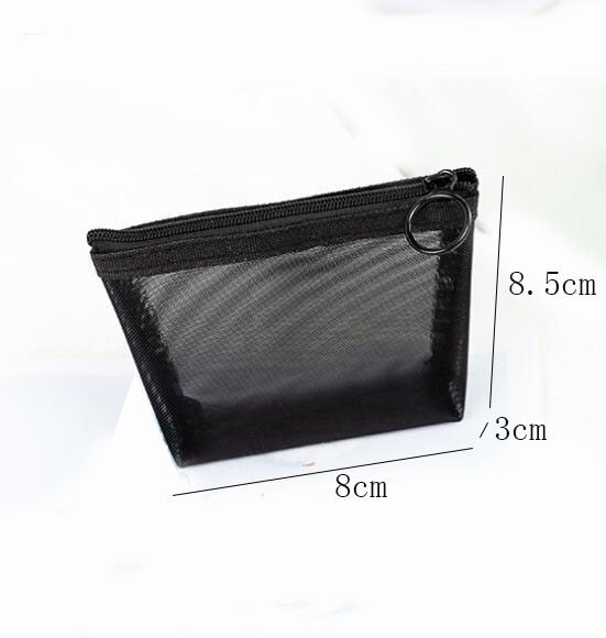 Clear Black Makeup And Cosmetic Bag - Charm Trove