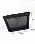 Clear Black Makeup Bag Travel Neceser Toiletry Cosmetic