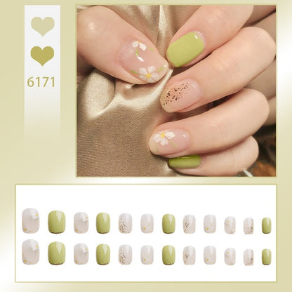 Express Your Playful Side with 24P Cute Childlike Rainbow Nail Art - Charm Trove