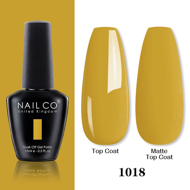 NAILCO 15ML Top coat Base coat Gel nail polish nail