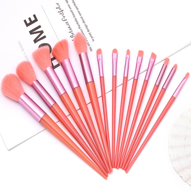 13 Pcs Makeup Brushes Set - Charm Trove