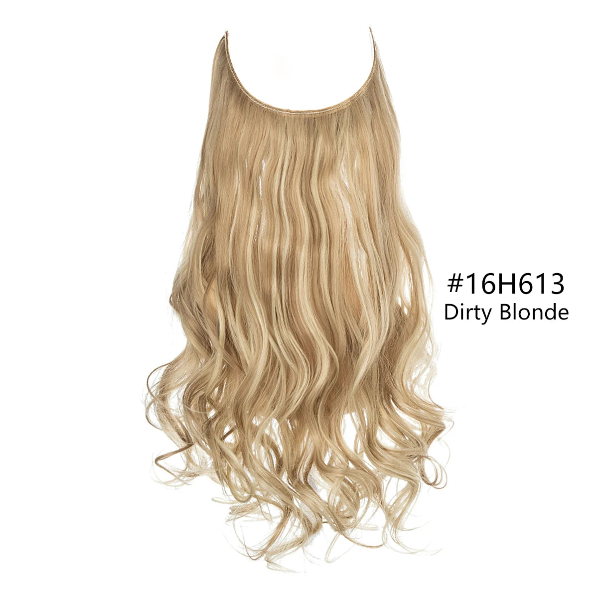 Synthetic Hair Extensions No Clip in Ombre Blonde Black Pink  Natural False Artificial Hair Piece For Women 14" 16" 18" 22"