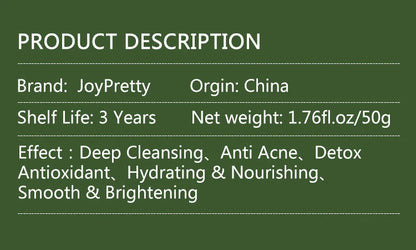 JoyPretty Tea Tree Acne Treatment Facial Mask Shrink Pores Cleaning Blackhead Remove Oil Control Pimple Skin Care Face Clay Mask