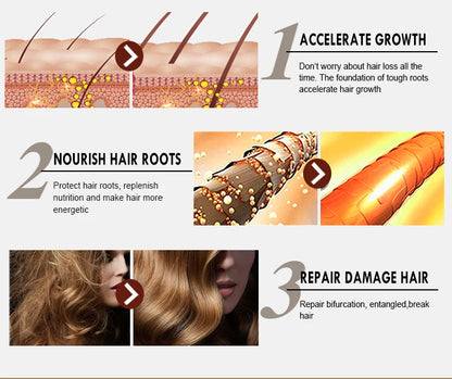 PURC Hair Oil Scalp Treatments Prevent Hair Loss Thinning Hair Growth Products Hair Care