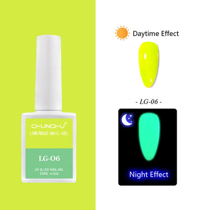 15ml Gel Nail Polish Semi Permanent Neon Color Hybrid Varnishes Nails Art Soak Off UV LED Gel Lacquer For Manicures Long Lasting