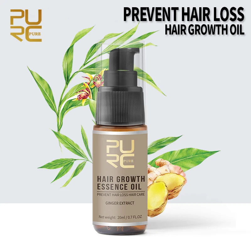 PURC Hair Oil Scalp Treatments Prevent Hair Loss Thinning Hair Growth Products Hair Care