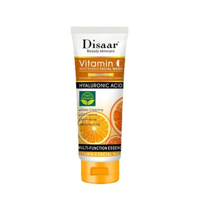 Disaar Vitamin C Facial Care Set Face Cleanser Fade Dark Circles Eye Cream Essence Lighten Spots VC Care