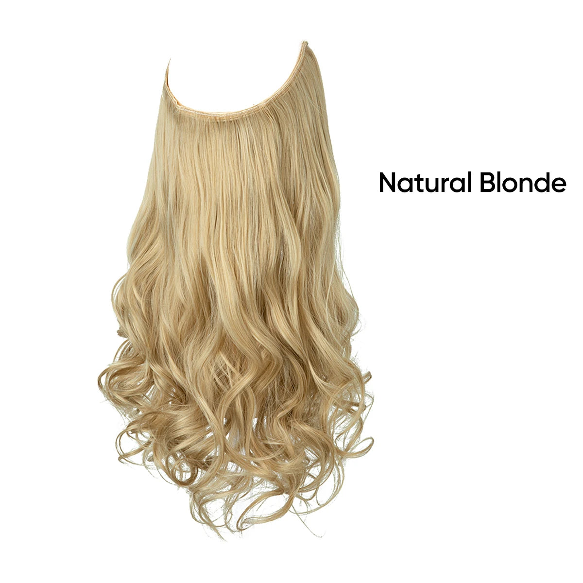 Synthetic Hair Extensions No Clip in Ombre Blonde Black Pink  Natural False Artificial Hair Piece For Women 14" 16" 18" 22"