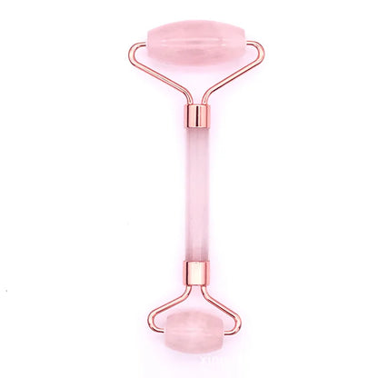 Jade Roller Gua Sha Facial Beauty Roller Skin Care Tools Quartz Massager for Eyes Neck Body Muscle Relaxing Relieve Wrinkles