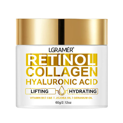 Retinol Anti Aging Face Cream Moisturizing Wrinkle Remover Collagen Hyaluronic Acid Creams Skin Care Cosmetic 30&60ML