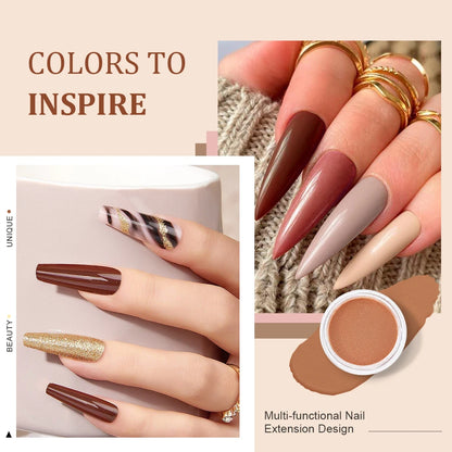 Nude Acrylic Nail Powder Set