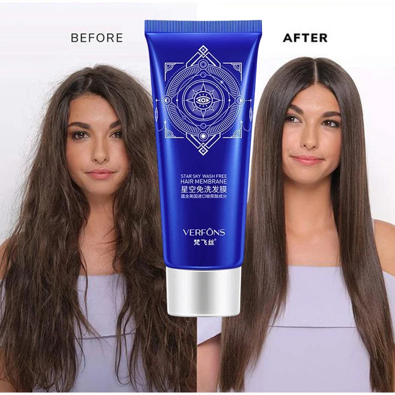 5 Seconds Magic Hair Mask Keratin Repair Damage Frizzy Straighten Soft Treatment Scalp Hair Shiny Hair Moisturizing Care ﻿