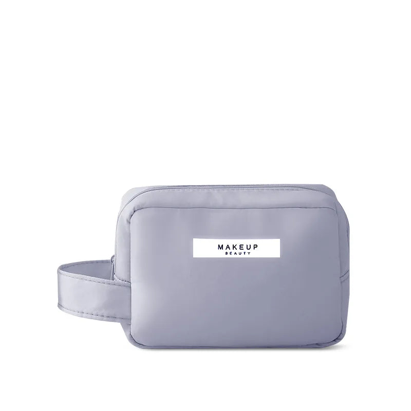 Ladies Portable High Appearance Index Cosmetic Bag Large-capacity Travel Washing Bag Three-dimensional Makeup Storage Bag