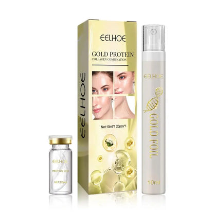 Facelifting Threads Soluble Protein Thread And Nano Gold Essence Combination Absorbable Collagen Thread For Face Lift