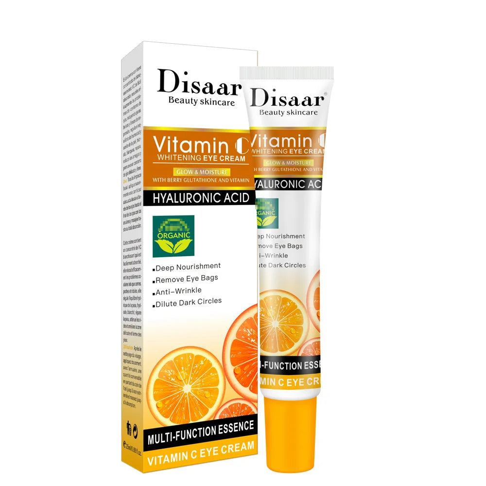 Disaar Vitamin C Facial Care Set Face Cleanser Fade Dark Circles Eye Cream Essence Lighten Spots VC Care