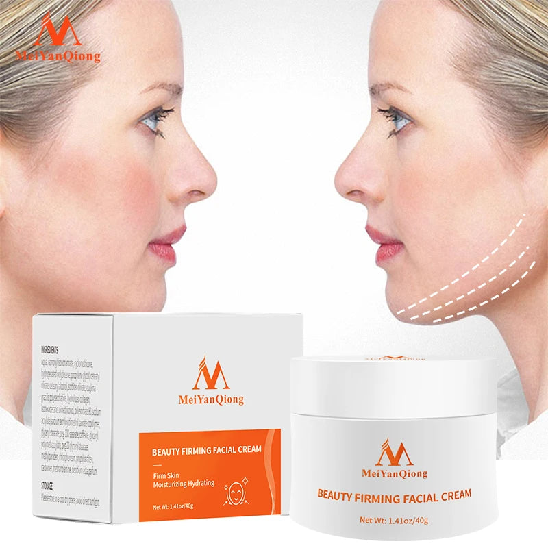 Face Slimming Cream Lifting Facial Skin Firming Elasticity Jaw Line Delicate Whitening Cream Anti-aging Fade Fine Lines