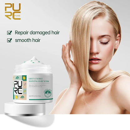 PURC Keratin Hair Mask Repair Dry Damaged Moisturizing Smoothing Scalp Treatments Hair Care Products 50ml