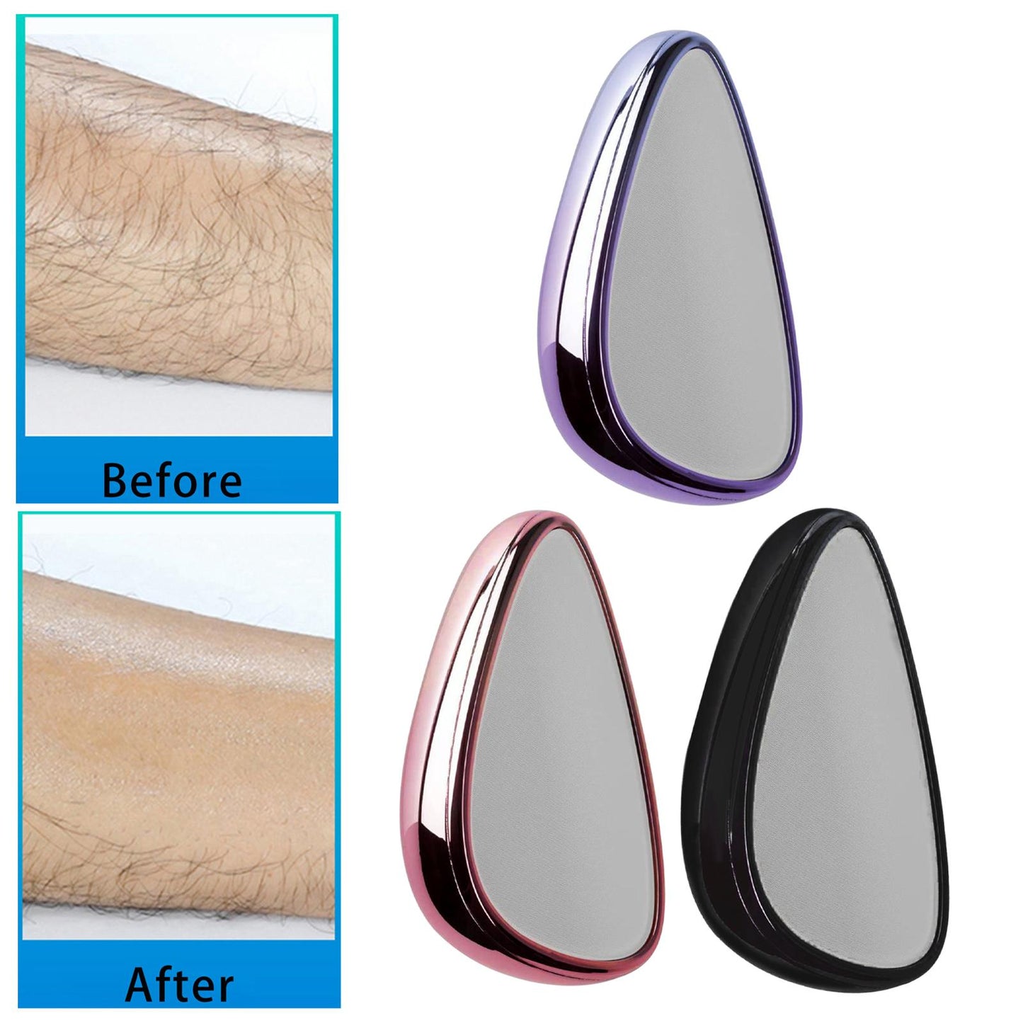 Hair Remover Reusable Drop Shape Upgraded for Men and Women Hair Eraser for Hair Removal Hair Removal Tool