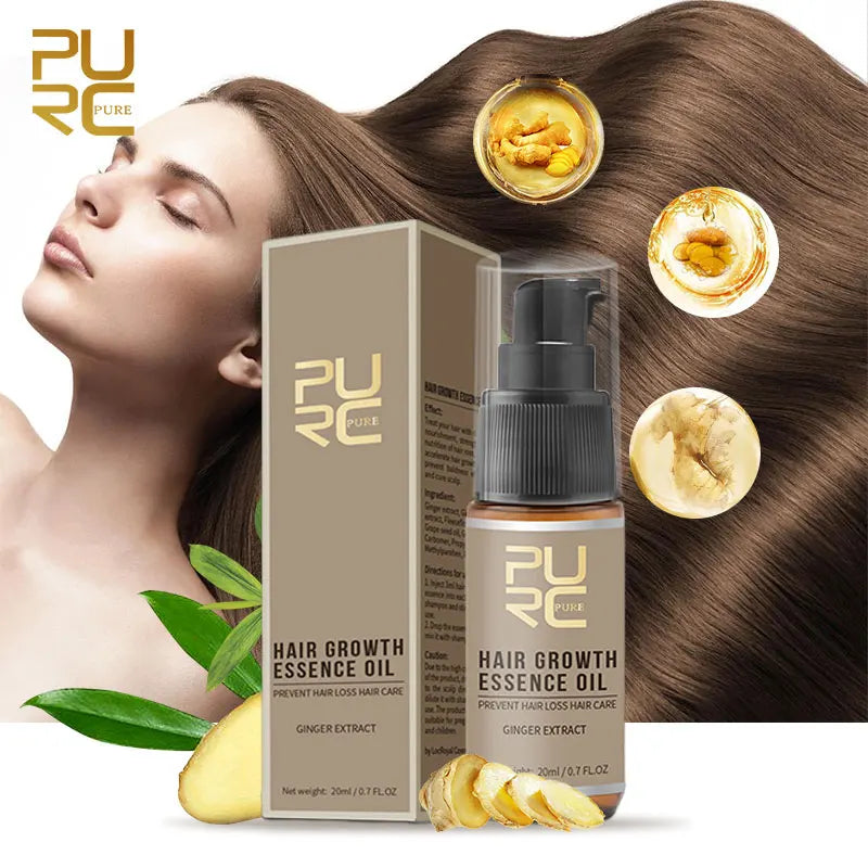 PURC Hair Oil Scalp Treatments Prevent Hair Loss Thinning Hair Growth Products Hair Care