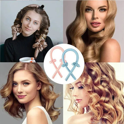 Woman Heatless Curling Rod Heatless Hair Curls Headband Make Hair Soft Shiny Hair Curler Hairdressing Tools Accessories