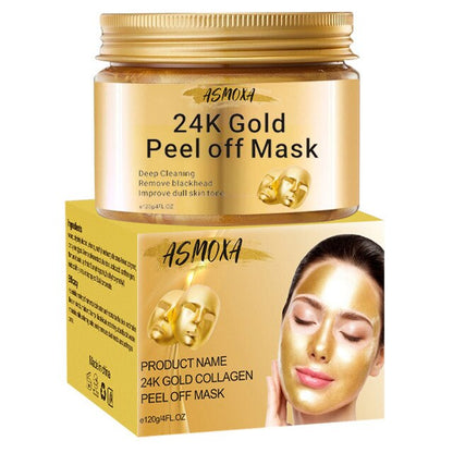 Reveal Radiant Skin with 24K Gold Peel Off Mask - Charm Trove