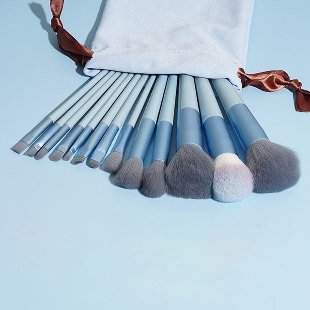 13 Pcs Makeup Brushes Set - Charm Trove