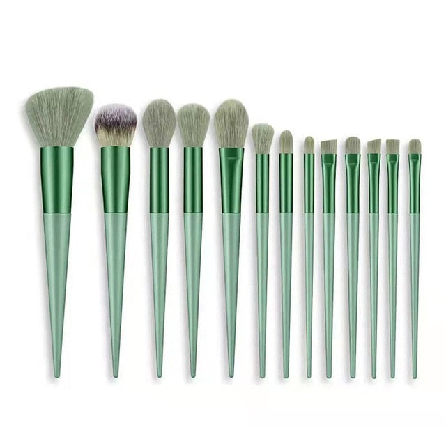 13 Pcs Makeup Brushes Set - Charm Trove