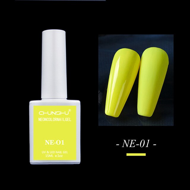 Achieve Vibrant Neon Nails with CHUNSHU Gel Nail Polish