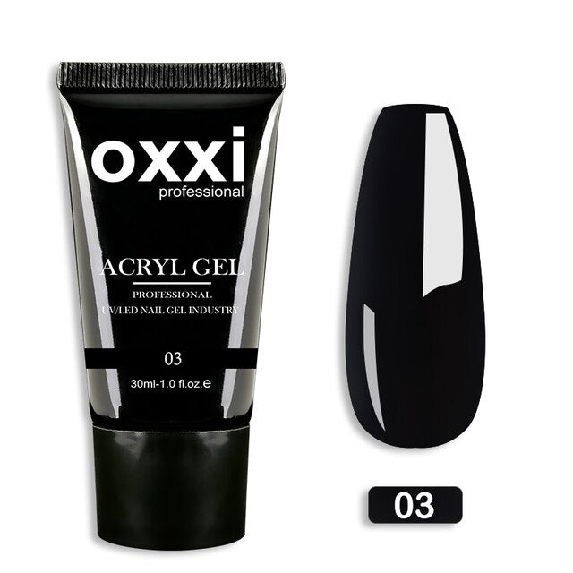 OXXI 30ml Acryl Gel Semi-permanent Poly Nail Gel - Charm Trove