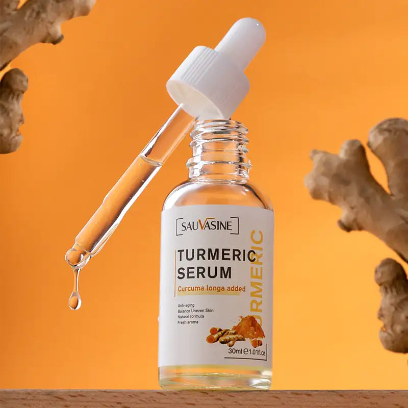 Natural Glow Serum: Turmeric Infused Skincare Solution - Charm Trove