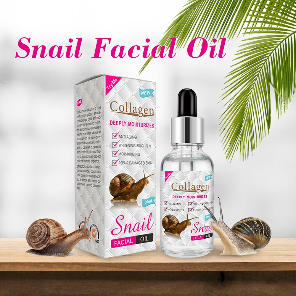 Collagen Face Essential Oil Anti Aging Whitening Moisturizing Face Serum Liquid Facial Massage Cream Skin Care Cosmetics