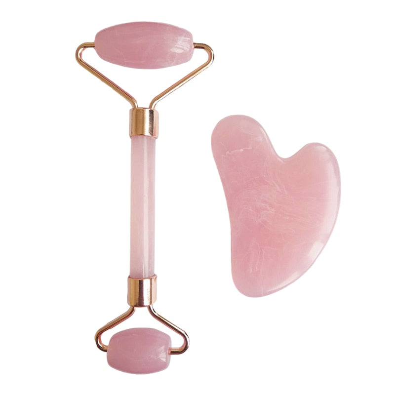 Rose Resin Face Massage Roller - Charm Trove