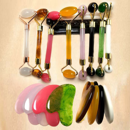 Gua Sha Board Face Roller - Charm Trove