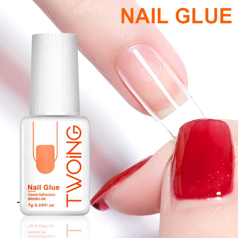 Secure Your False Nail Tips with 7g Fast-Dry Nail Glue: - Charm Trove