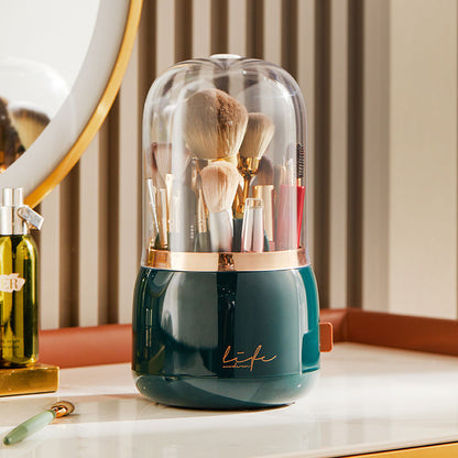 Organize and Display Your Makeup with the 360° Rotating Makeup Brushes Holder - Charm Trove