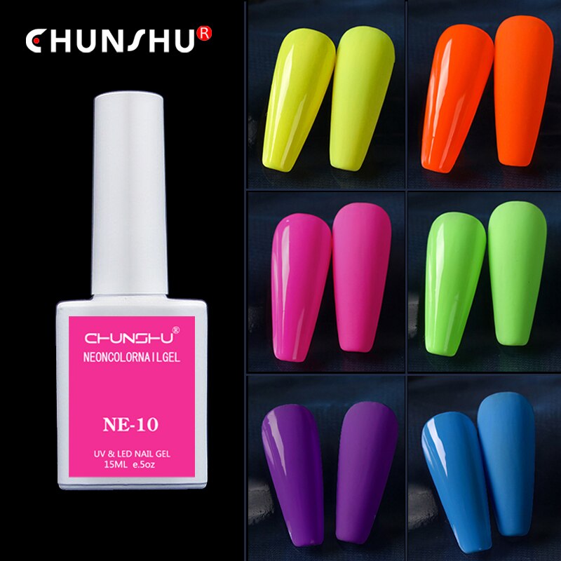 Achieve Vibrant Neon Nails with CHUNSHU Gel Nail Polish