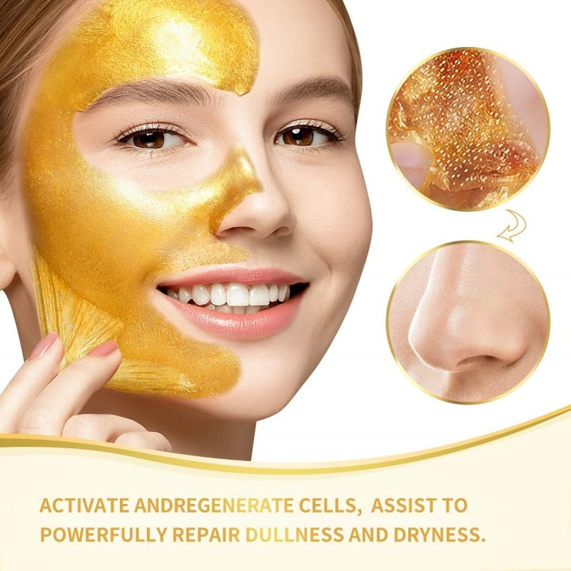 Reveal Radiant Skin with 24K Gold Peel Off Mask - Charm Trove