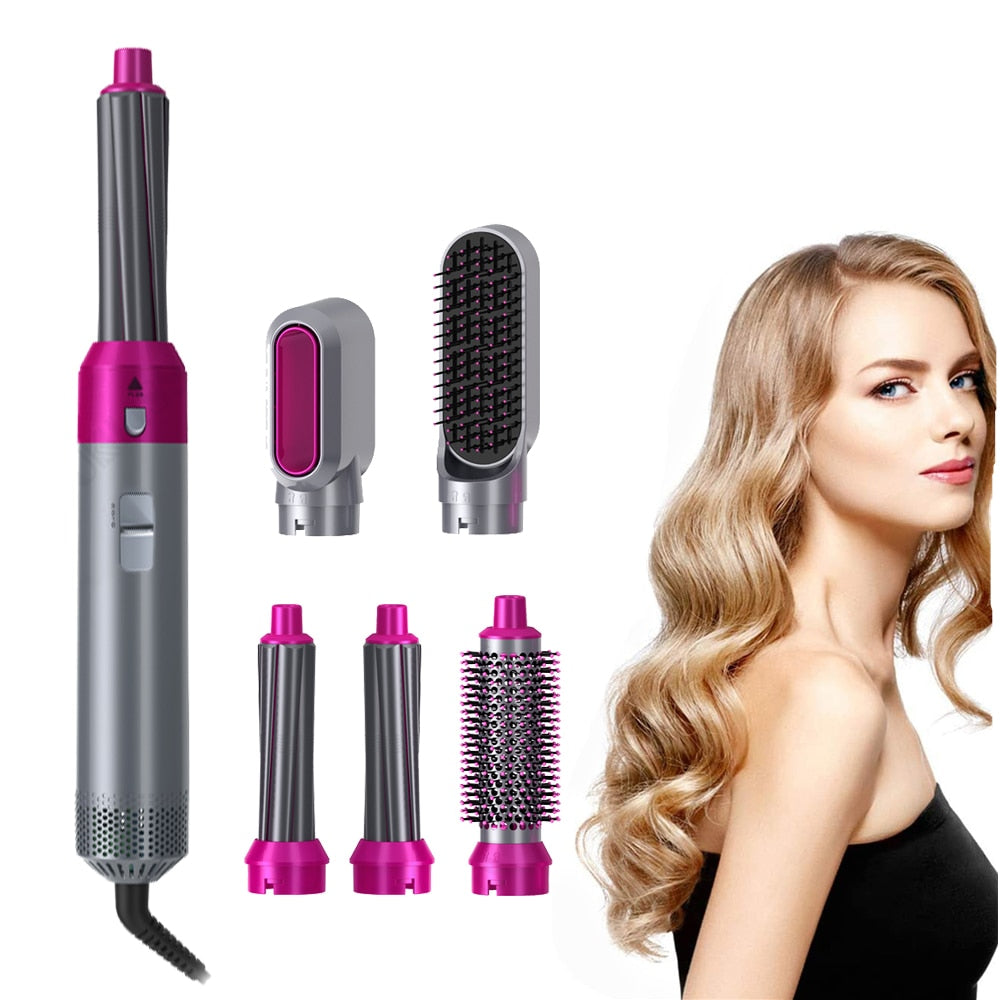 5 in 1 Hair Dryer & Styling Brush - Charm Trove