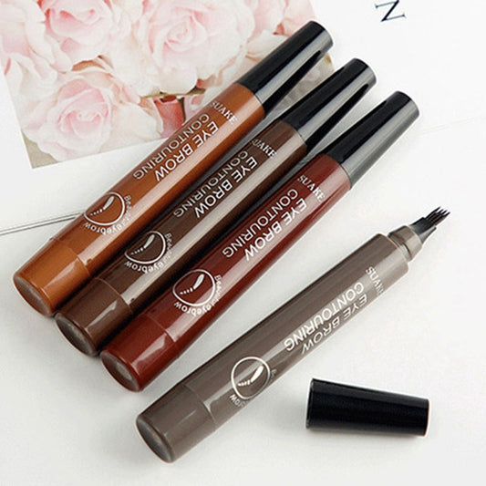 3D 5 Color Waterproof Natural Eyebrow Pencil - Charm Trove