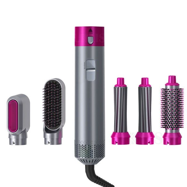 5 in 1 Hair Dryer & Styling Brush - Charm Trove