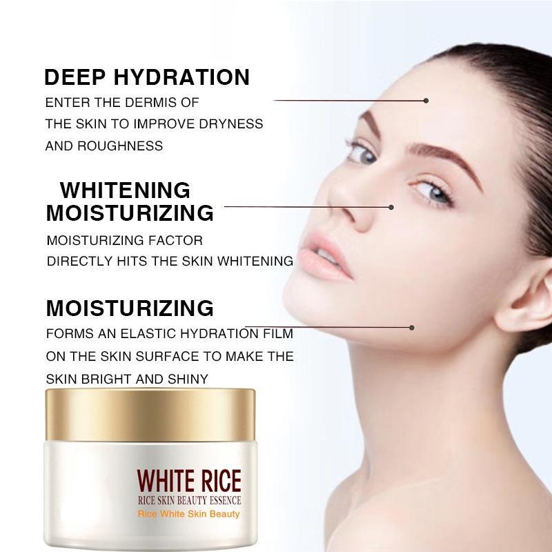 White Rice Whitening Cream Anti Aging Remove Wrinkles Nourishing Moisturizing Facial Cream Face Care - Charm Trove