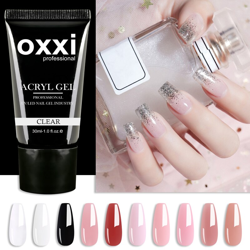 OXXI 30ml Acryl Gel Semi-permanent Poly Nail Gel - Charm Trove