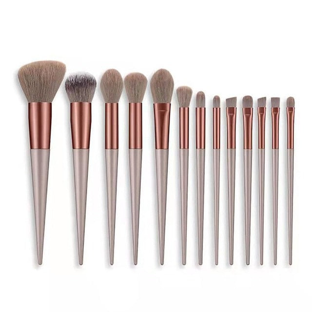 13 Pcs Makeup Brushes Set - Charm Trove